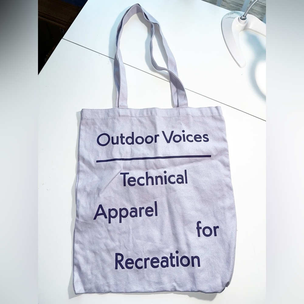 Outdoor Voices Lavender Tote Bag